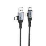 Foneng X92 60W Braided Fast Charging 4-in-1 Cable 1M