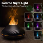 GearUp DQ705 Volcanic Flame Aroma Air Humidifier with Night Light