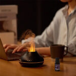 GearUp DQ705 Volcanic Flame Aroma Air Humidifier with Night Light