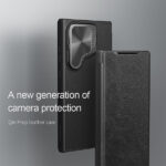 Nillkin Samsung Galaxy S24 Ultra Qin Prop Leather Camera Protective Case