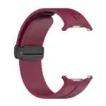 Silicone Magnetic Folding Buckle Strap for Samsung Watch Ultra 47mm