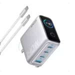 Anker Laptop Charger 140W 4-Port PD 3.1 Touch Control with USB-C Cable