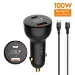 Ldnio C101 100W Dual Port Super Fast Car Charger