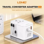 Ldnio Z9 20W GaN Universal Travel Adapter