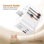 Ldnio Z9 20W GaN Universal Travel Adapter