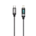 MKB CL 300 Braided 30W Digital Display Type C To Lightning Fast Charging Cable