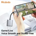Mcdodo CA-556 Lightning To Dual Lightning Audio Adapter