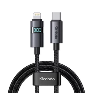 Mcdodo CA-657 36W Digital HD Type-C to Lightning PD Smart Data Cable 1.2M