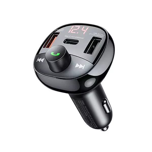 REMAX RCC331 Multifunctional 54.5W Car Charger with FM RADIO