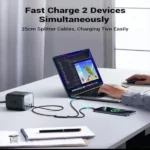 UGREEN US561 2-in-1 Universal 100W PD Type-C Fast Charging Cable (1.5m)