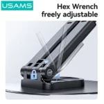 USAMS ZJ080 360 Degree Rotating Desktop Tablet Phone Holder