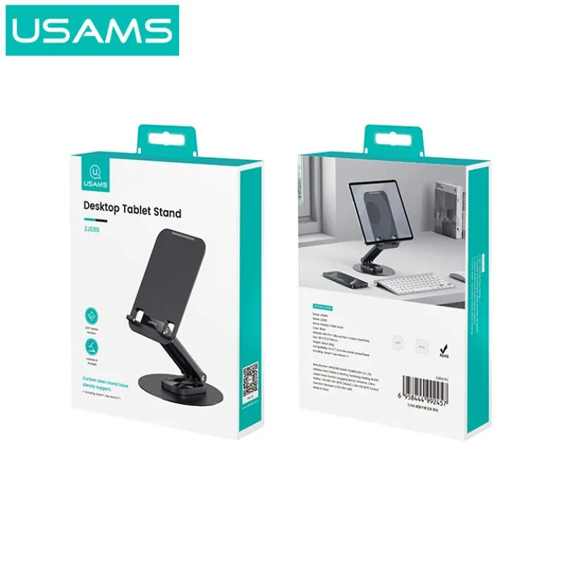 USAMS ZJ080 360 Degree Rotating Desktop Tablet Phone Holder