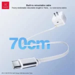 XUNDD XDCH-092 PD 35W GaN Charger with Retractable Cable - EU Plug