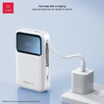 XUNDD XDPB-004 22.5W 10000mah Power Bank with Built-in Retractable Cable