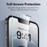 ESR iPhone 16e Tempered Glass Screen Protector – 2 Pack