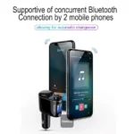 Baseus Car Bluetooth FM Transmitter with Cigarette Lighter Port