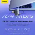 Baseus Dual Output USB-A & Type-C to SD TF Card Reader