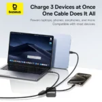 Baseus Flash Series 3 100W One for three Fast Charging Cable