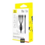 Baseus Flash Series 3 100W One for three Fast Charging Cable