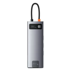 Baseus Metal Gleam Series 9 in 1 Multifunctional Type-C HUB Docking Station