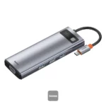 Baseus Metal Gleam Series 9 in 1 Multifunctional Type-C HUB Docking Station