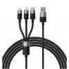Baseus StarSpeed 3.5A 3in1 Fast Charging Data Cable - 1.2m