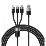 Baseus StarSpeed 3.5A 3in1 Fast Charging Data Cable - 1.2m