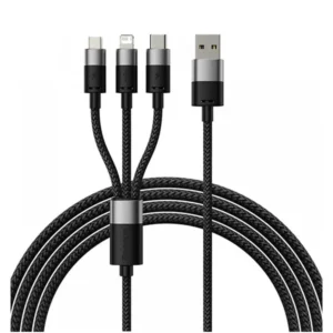 Baseus StarSpeed 3.5A 3in1 Fast Charging Data Cable - 1.2m