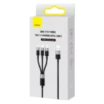 Baseus StarSpeed 3.5A 3in1 Fast Charging Data Cable - 1.2m