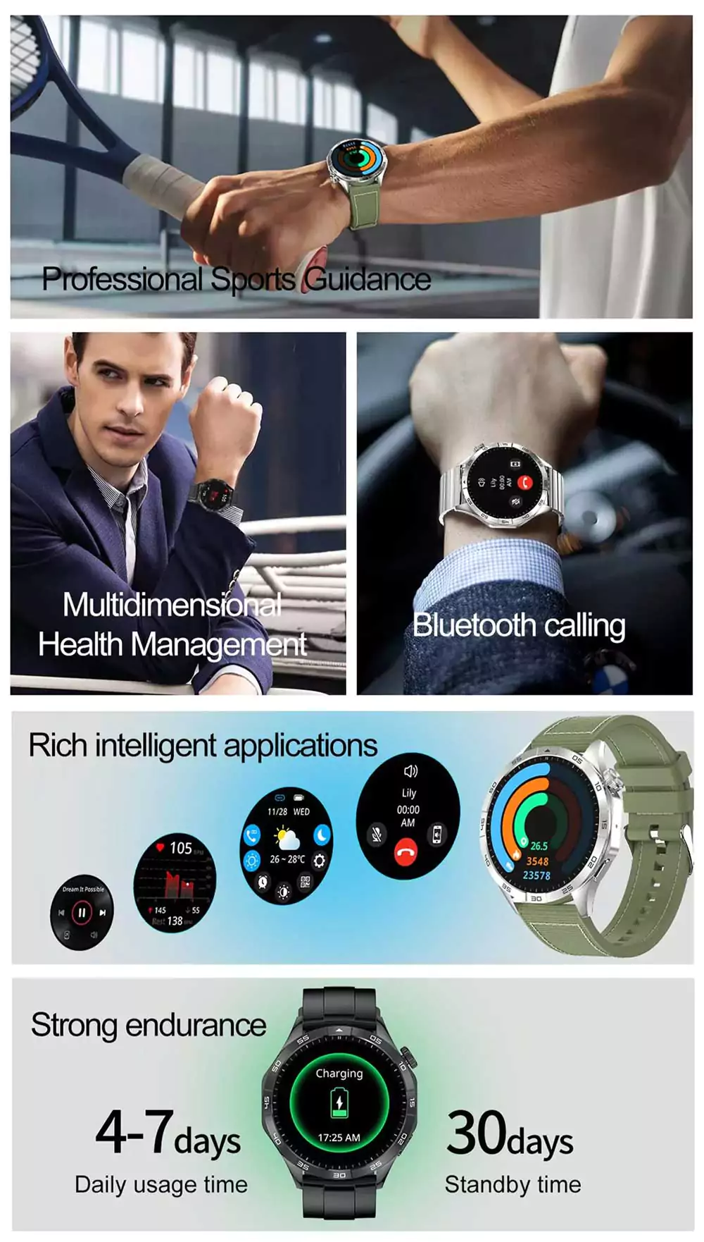 Blisbond Edge AMOLED Display Bluetooth Calling Smart Watch (2)