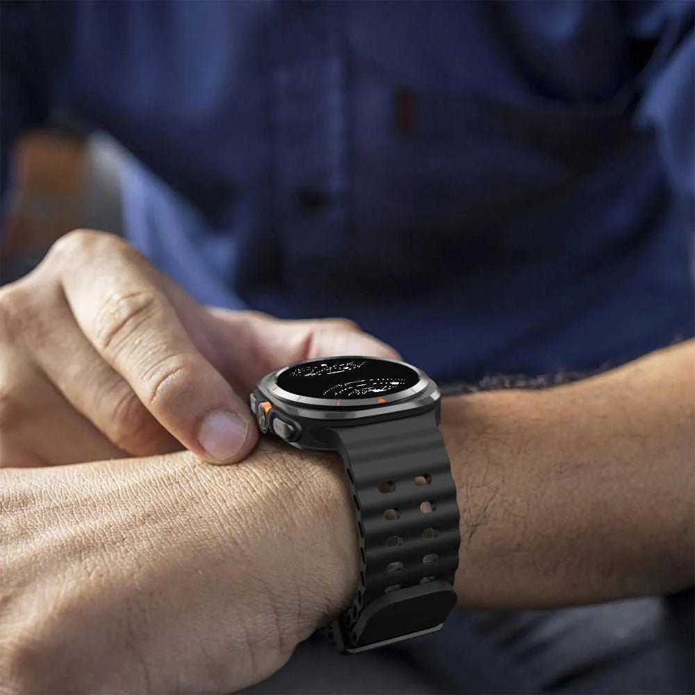 Dual Lock Silicone Strap for Samsung Galaxy Watch Ultra 47mm
