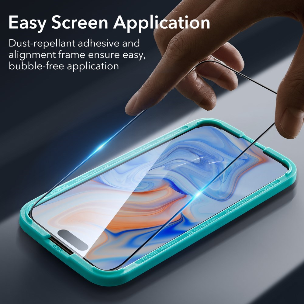 ESR iPhone 16 Pro - 16 Pro Max Screen Protector – 2 Pack