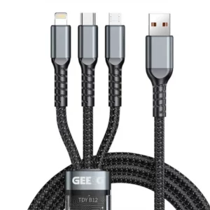 GEEOO DC305 100W Super Fast 3-in-1 Charging Cable