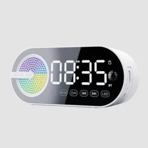 GEEOO SP85 Alarm Clock with Bluetooth Speaker