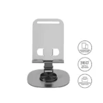 JELLICO PH33 Metal 360 Degree Rotating Desktop Phone Holder