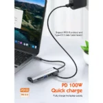 LDNIO DS-56H PD 100W 6-in-1 Docking Station