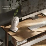 MOMAX 1-Degree Pod Mini Desktop Rechargeable Fan