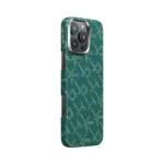 PITAKA iPhone 16 Pro - 16 Pro Max Gold Green Classic Monogram Tactile Woven Case