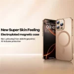 REMAX iPhone 16 Pro Max Skin Touch with MagSafe Electroplated Slim Case