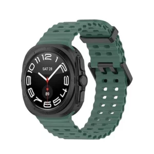 Silicone Dual Lock Strap for Samsung Galaxy Watch Ultra 47mm