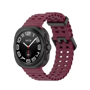 Silicone Dual Lock Strap for Samsung Galaxy Watch Ultra 47mm