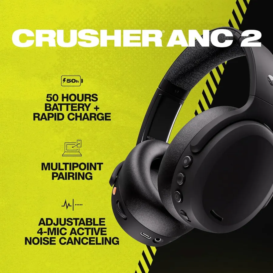 Skullcandy-Crusher-ANC-2-Noise-Cancelling-Wireless-Headphone-11 Skullcandy Crusher ANC 2 Noise Cancelling Wireless Headphone