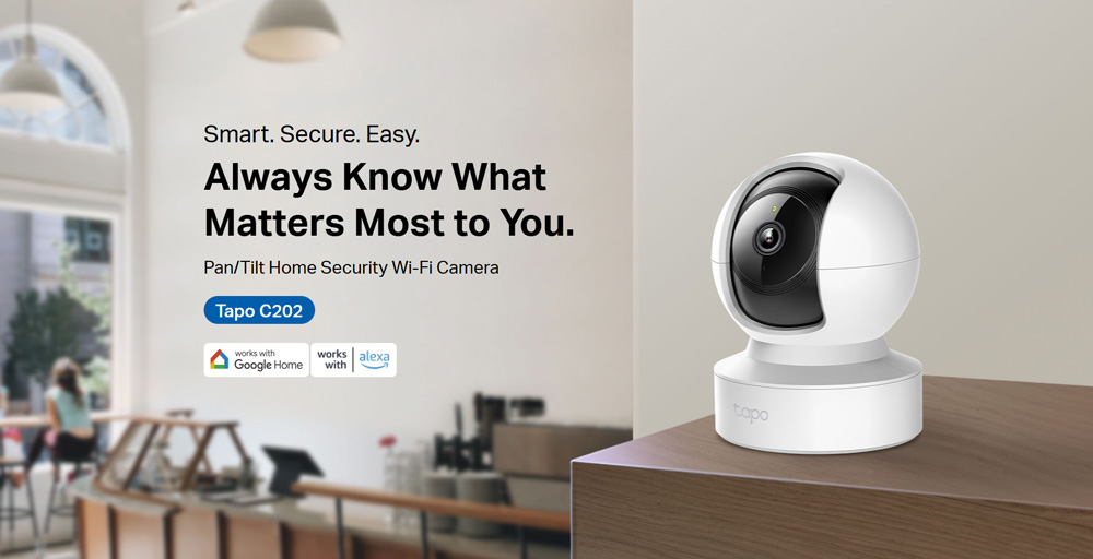 TP-Link Tapo C202 2MP Pan & Tilt Wi-Fi Security Camera