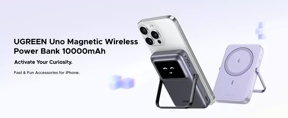 UGREEN PB572 20W 10000mAh UNO Magnetic Wireless Power Bank (1) UGREEN PB572 20W 10000mAh UNO Magnetic Wireless Power Bank