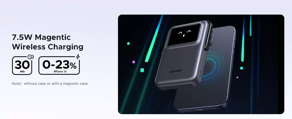 UGREEN PB572 20W 10000mAh UNO Magnetic Wireless Power Bank (10) UGREEN PB572 20W 10000mAh UNO Magnetic Wireless Power Bank