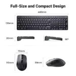 Ugreen MK006 Wireless Keyboard and Mouse Combo (35740)