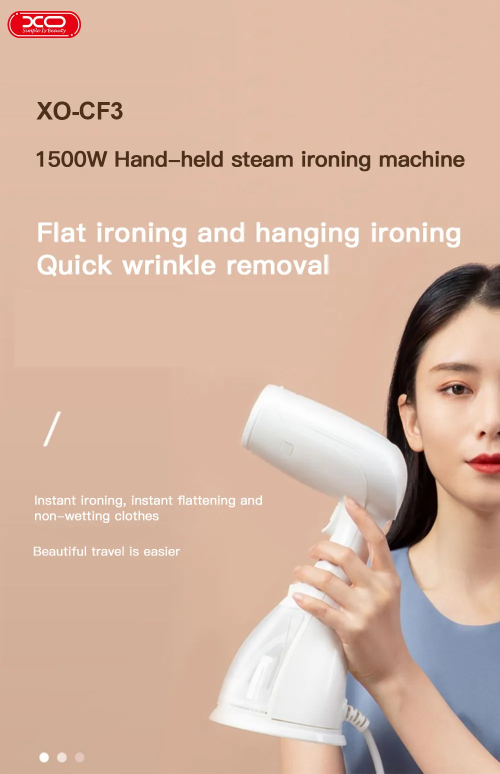XO-CF3 1500W Handheld Garment Steamer