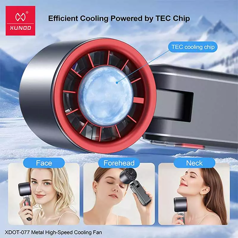 XUNDD XDOT-077 Metal High-Speed Cooling Fan (4) XUNDD XDOT-077 Metal High-Speed Cooling Fan