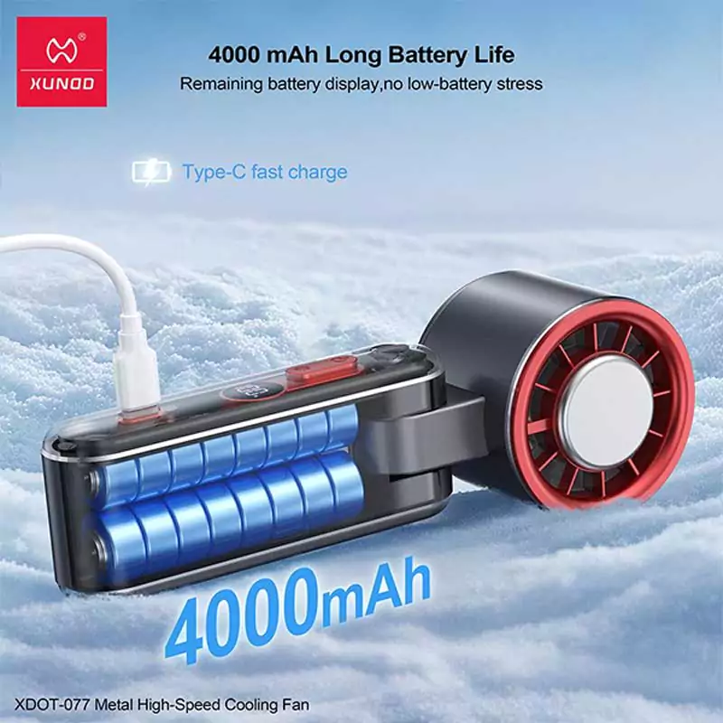 XUNDD XDOT-077 Metal High-Speed Cooling Fan (7) XUNDD XDOT-077 Metal High-Speed Cooling Fan