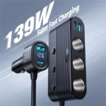 Joyroom JR-CCL01 139W 7-in-1 Cigarette Lighter Splitter Car Charger